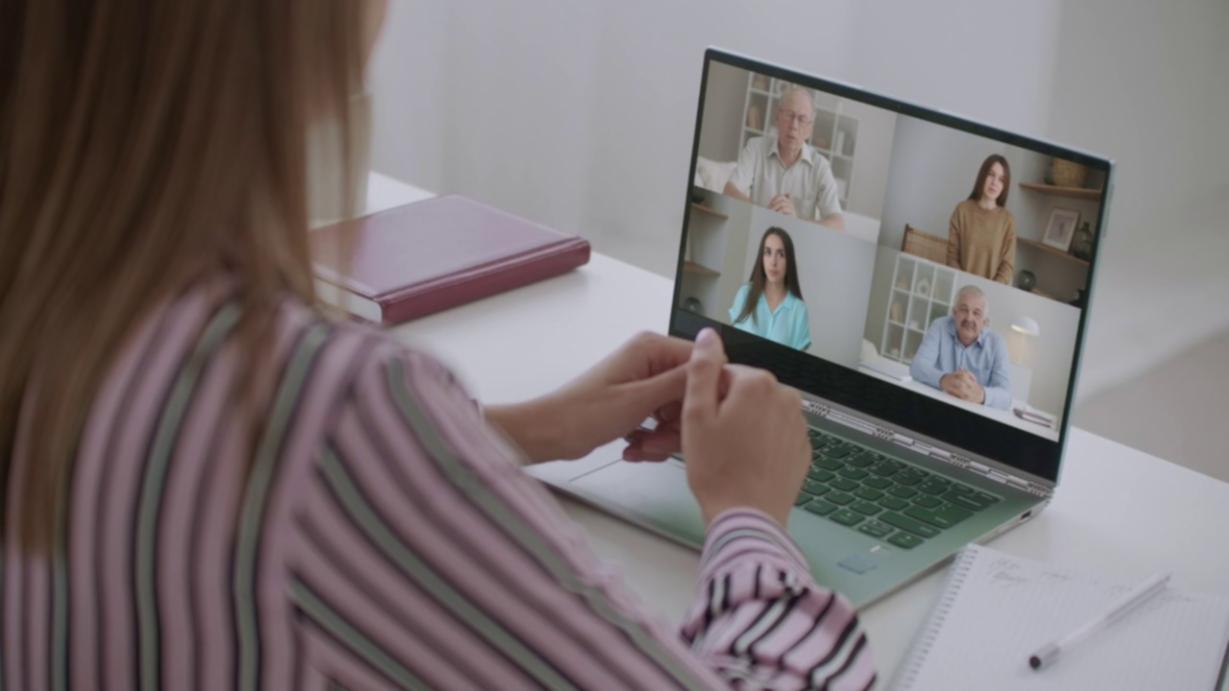 Professionelles Team in Aktion