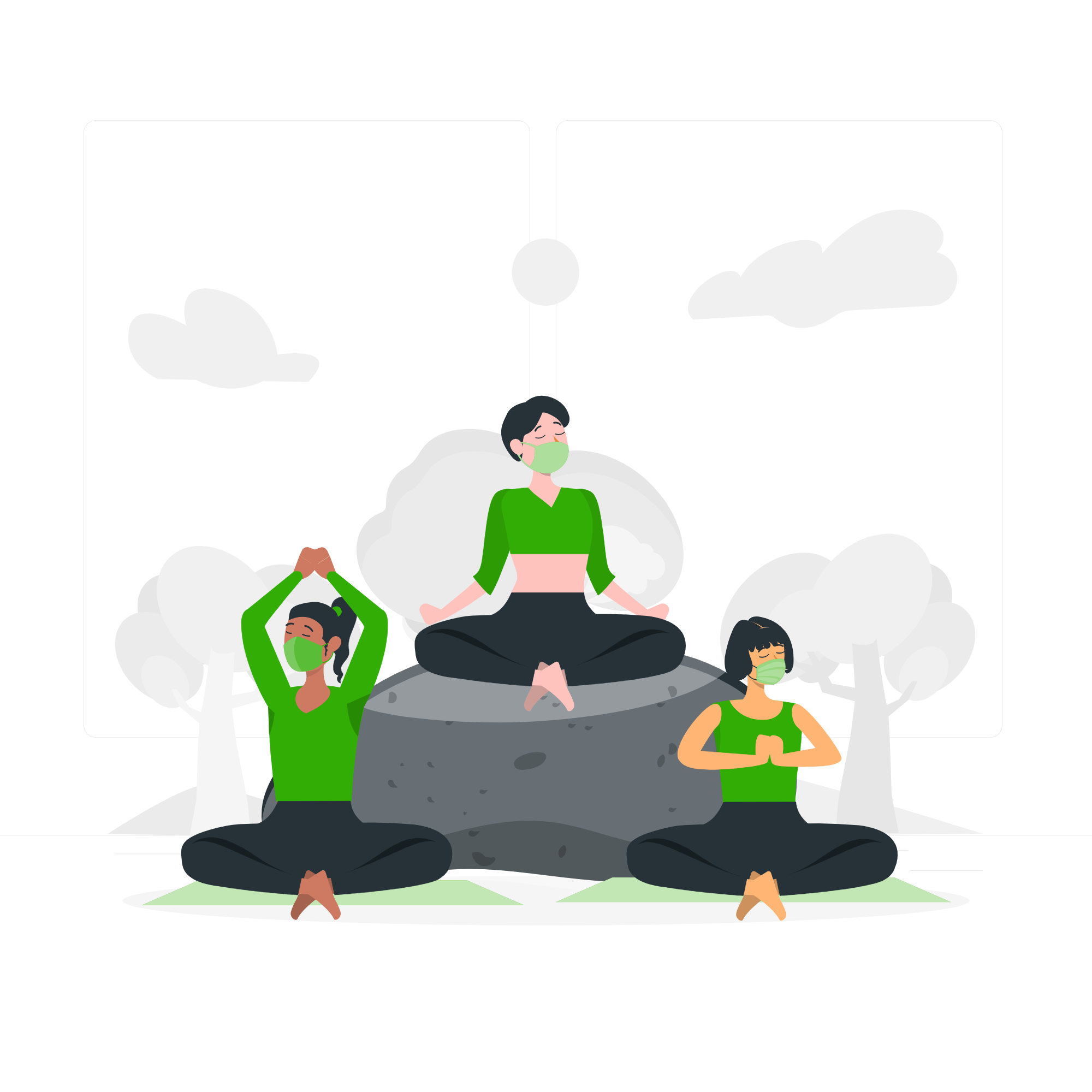 Illustration de méditation